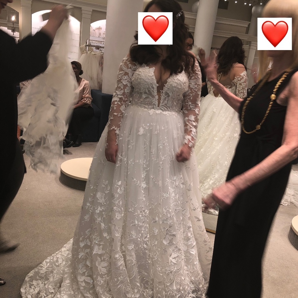 Wedding Dress - Yumi Katsura in style "Haven". Size 14 in color Buttercream/Nude